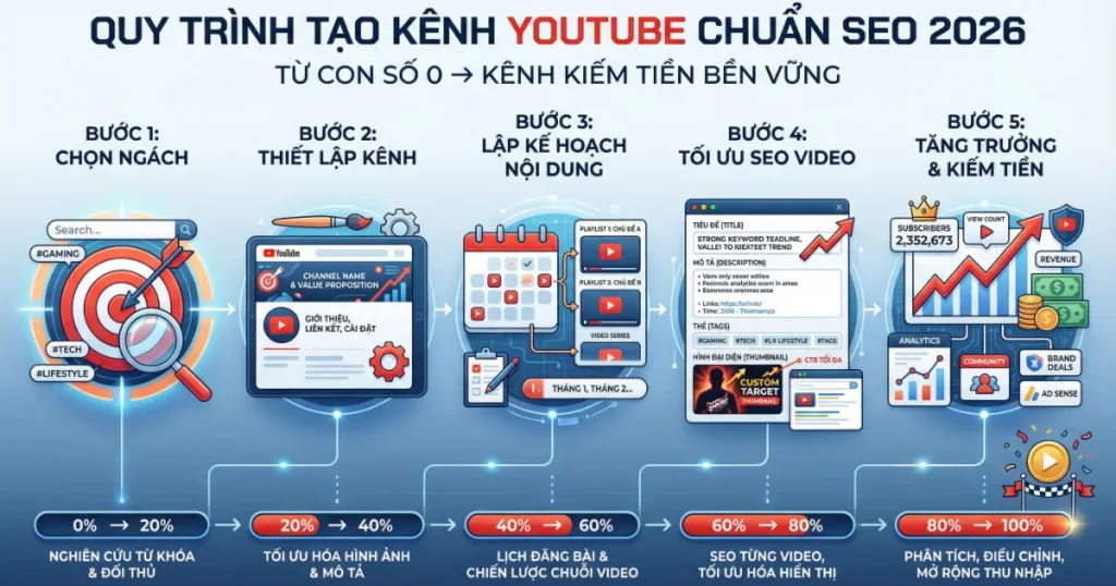 Tối ưu hồ sơ kênh YouTube (Channel SEO)